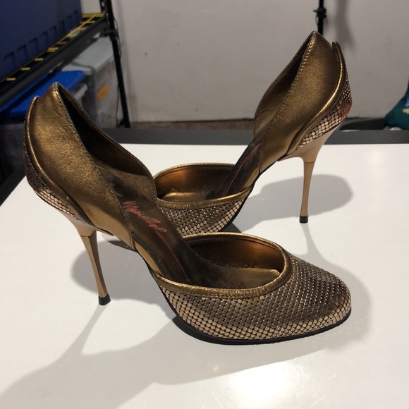 Steve Madden bronze heels size 7 - Picture 4 of 7